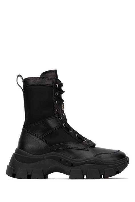 prada tactical boots|prada black chunky combat boots.